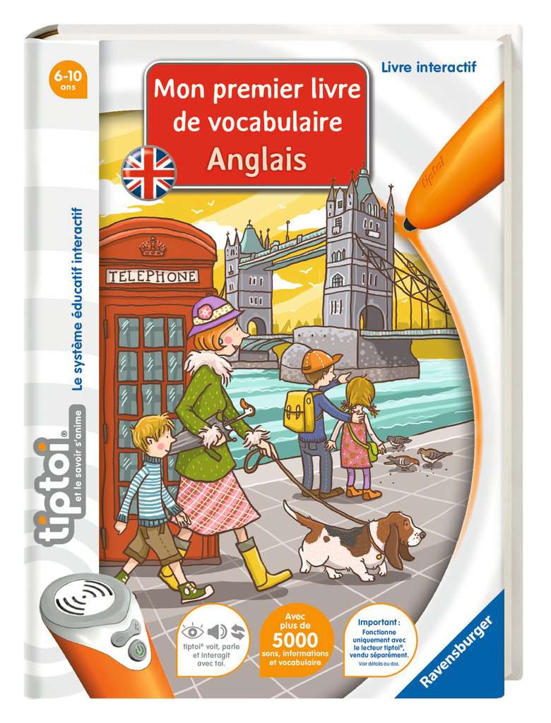 tiptoi® - Mon premier livre de vocabulaire anglais