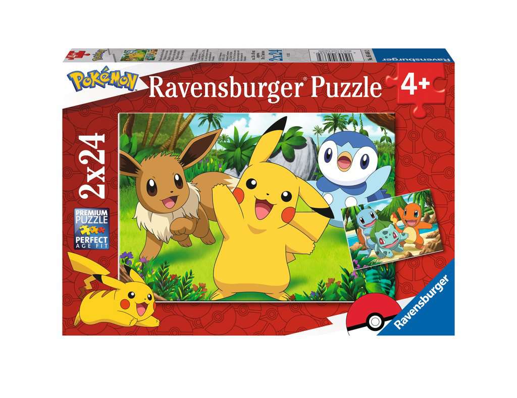 Ravensburger - Puzzle Enfant - Puzzles 2x24 p - Toujours prêts