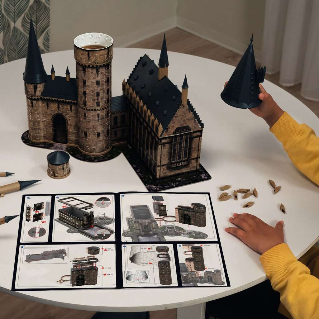 Harry Potter 3D Puzzle Hogwarts Castle: Great Hall - Night Edition