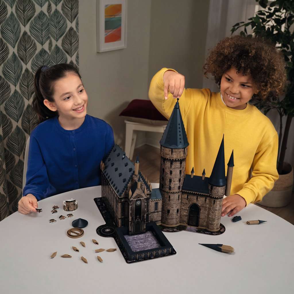 Harry Potter 3D Puzzle Hogwarts Castle: Great Hall - Night Edition