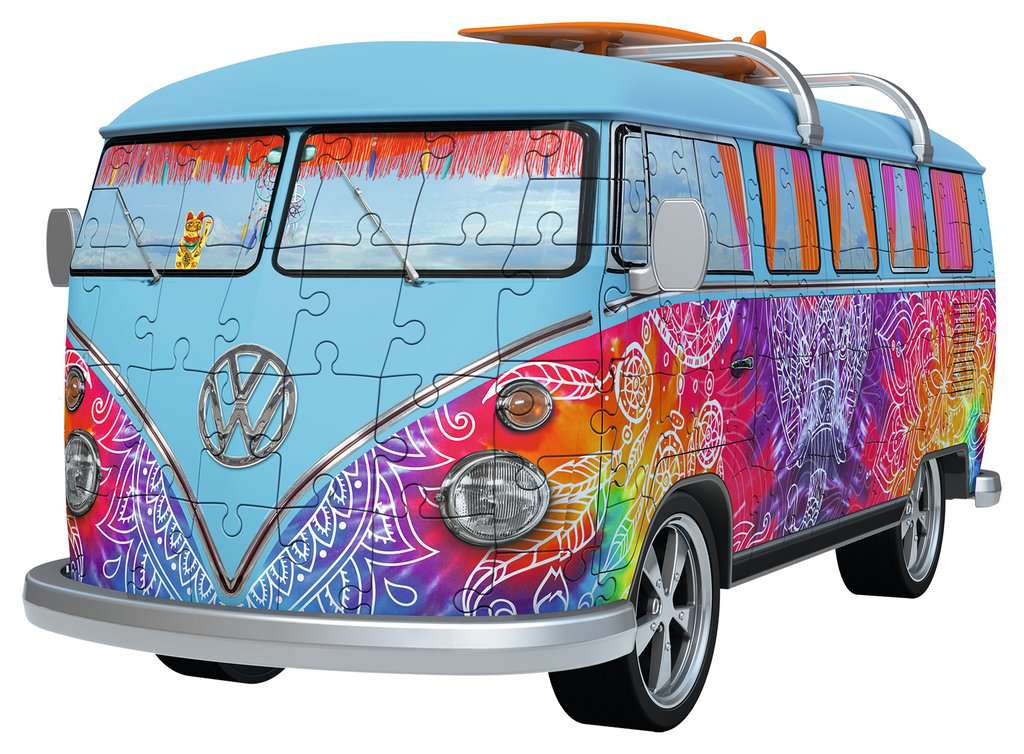 Puzzle 3D 162 pièces : Volkswagen Combi T1 - Ravensburger - Rue des Puzzles