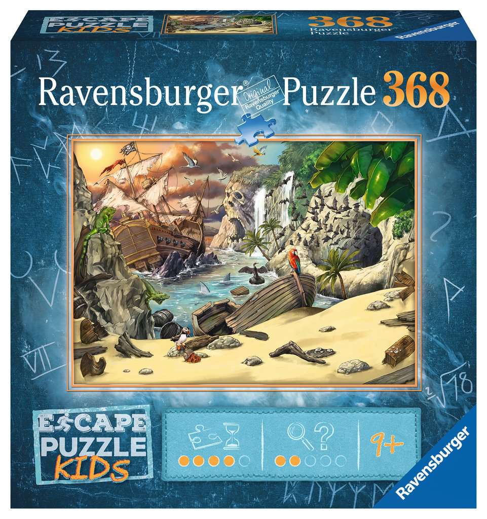 Puzzle cadre 36 pièces : L'attaque des pirates - Ravensburger - Rue des  Puzzles