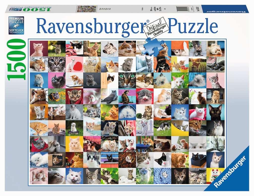 99 gatti, Puzzle 1500 Pezzi, Puzzle per Adulti, Puzzle da Adulti, Puzzle, Prodotti, it
