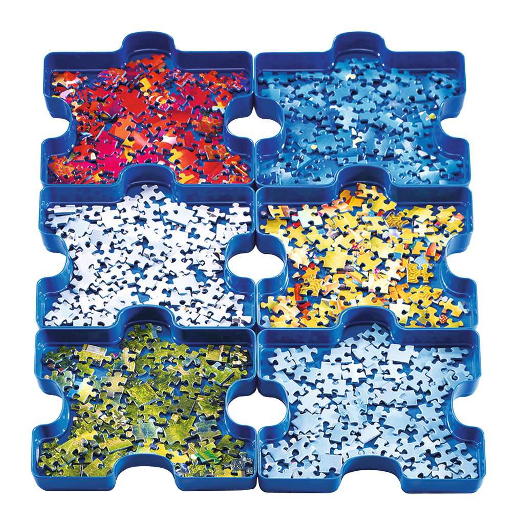 Ravensburger - Accessoire puzzle Enfants ou Adultes - 6 Feuilles adhésives  pour puzzles jusqu'au 500p - Utilisable des 3 ans - 13301