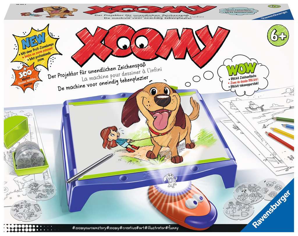 Ravensburger - Xoomy - Maxi - Nouvelles illustrations - Jeu créatif -  Dessin - Enfant dès 7 ans - 18111