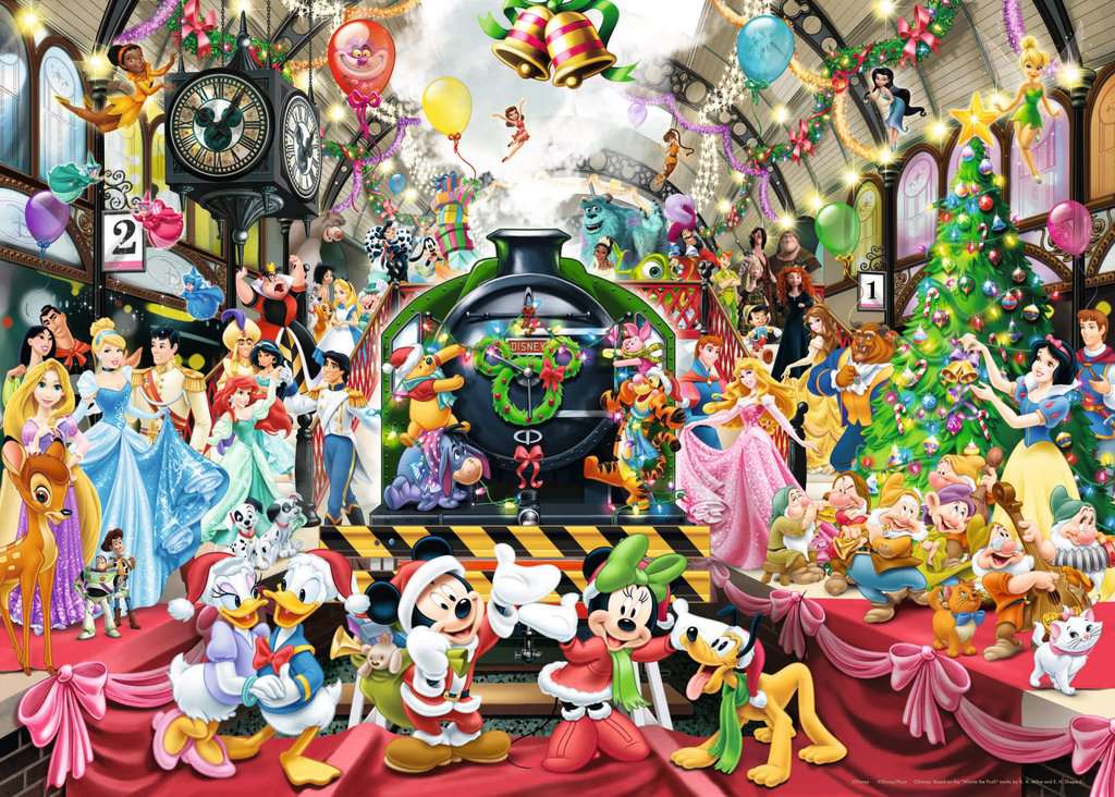 Comprar Ravensburger puzzle 1000 piezas Navidad Disney 16772