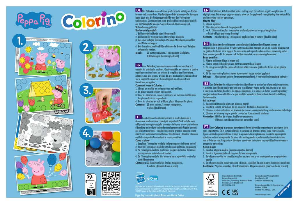 Ravensburger - Jeu Educatif - Colorino Les Emoti…