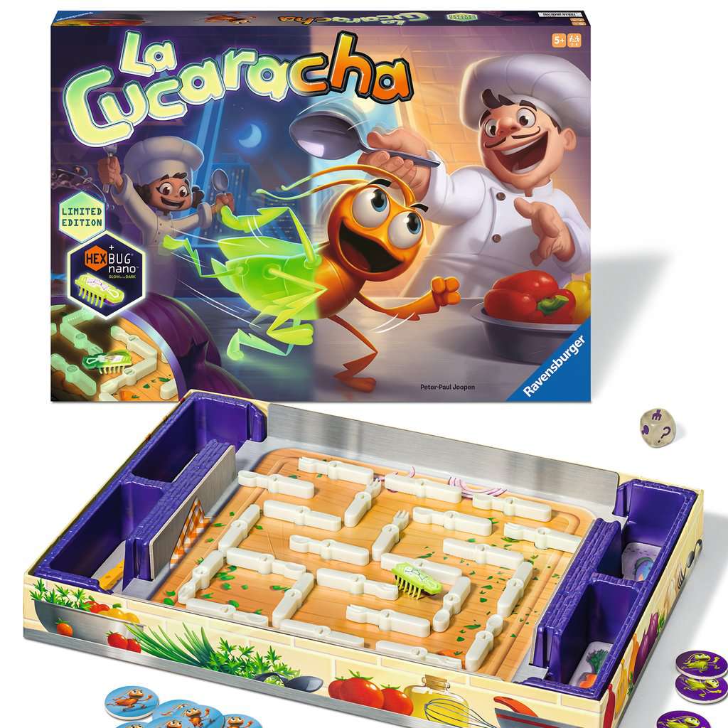 La Cucharacha 10°ed. Glow in the dark, Giochi per la famiglia, Giochi in  Scatola, Prodotti, it