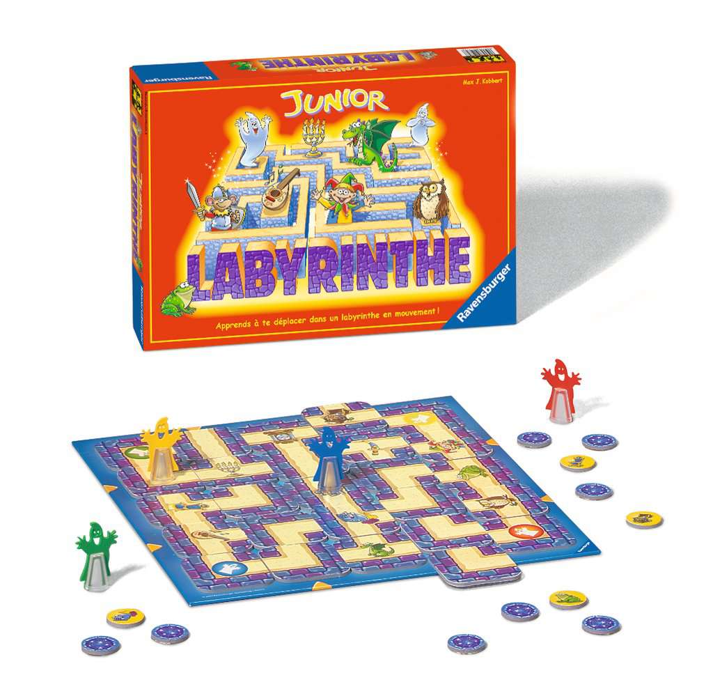 Ravensburger - Le Grand Classique des Jeux de société - Labyrinthe - Junior  - Enfant - De 2 à 4 Joueurs à partir de 4 Ans - Mixte - 20847 -  (Multilingue – Français Inclus) : Kobbert, Max: : Jeux et Jouets