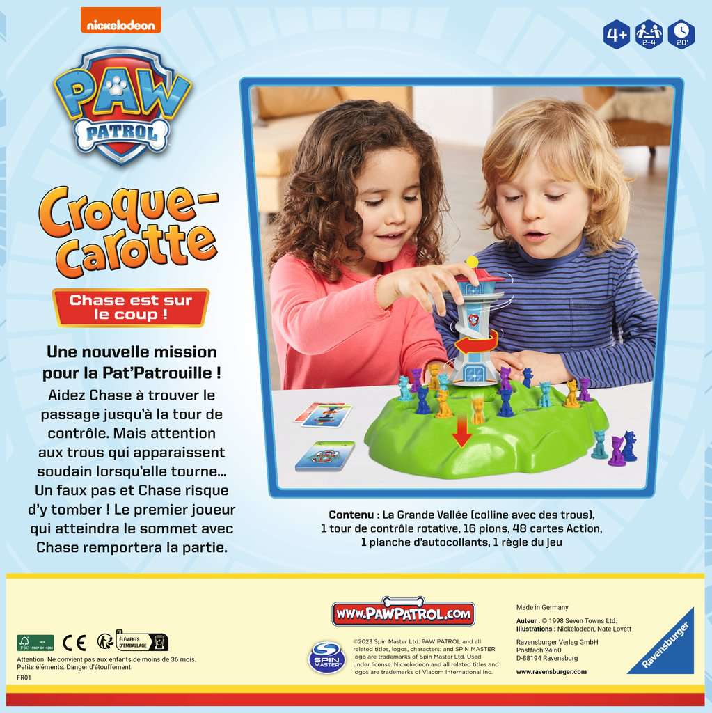 Ravensburger - Croque Carotte - Jeu de societe enfants - 1er Jeu