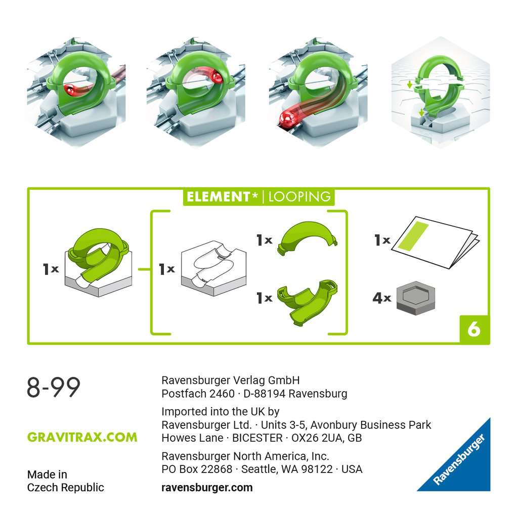 Ravensburger - GraviTrax - Élément Trampoline - Circuit de billes 