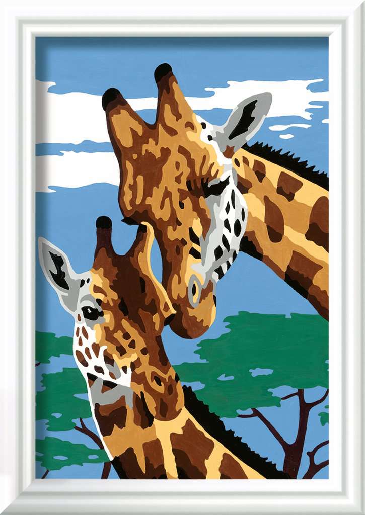 Ravensburger - CreArt, Giraffa, Dipingere per Rilassarsi, Contiene una  Tavola Prestampata e un Tracciato che Guida l'Attività, Hobby per Adulti e  Ragazzi - Misure Tavola 24 x 30 cm : : Giochi e giocattoli