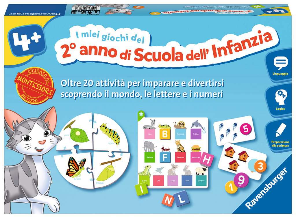 Gioco Educativo Seconda Infanzia 4+, Giochi educativi, Giochi in Scatola, Prodotti, it