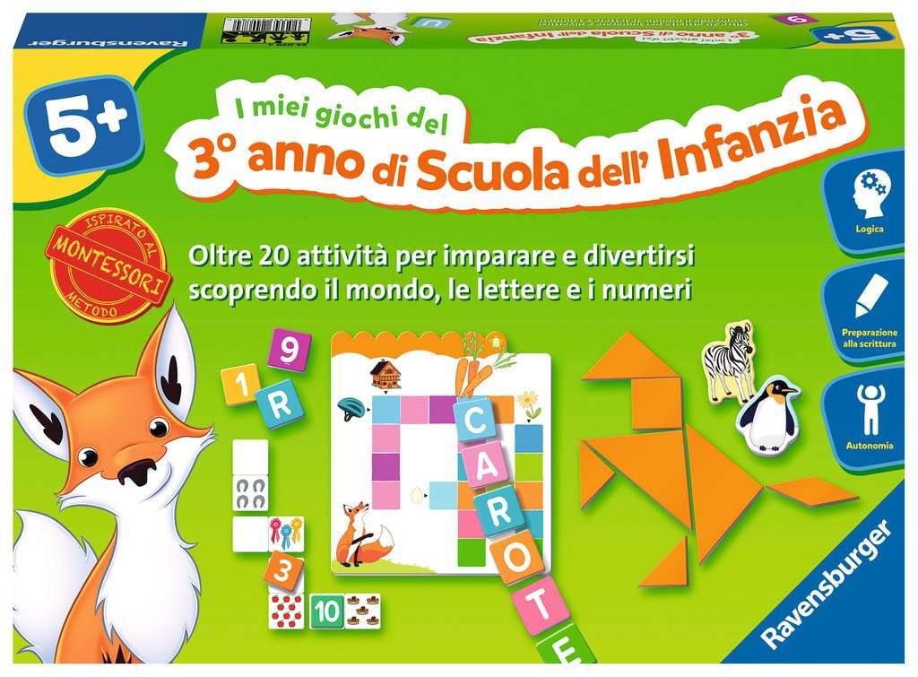 I miei giochi del 3° anno di Scuola dell'Infanzia, Giochi educativi, Giochi in Scatola, Prodotti, it