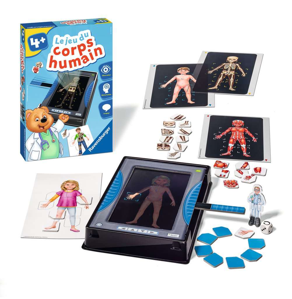 Boîte de jeux Le corps humain ( 8 jeux) 5-7 ans - Maxikids