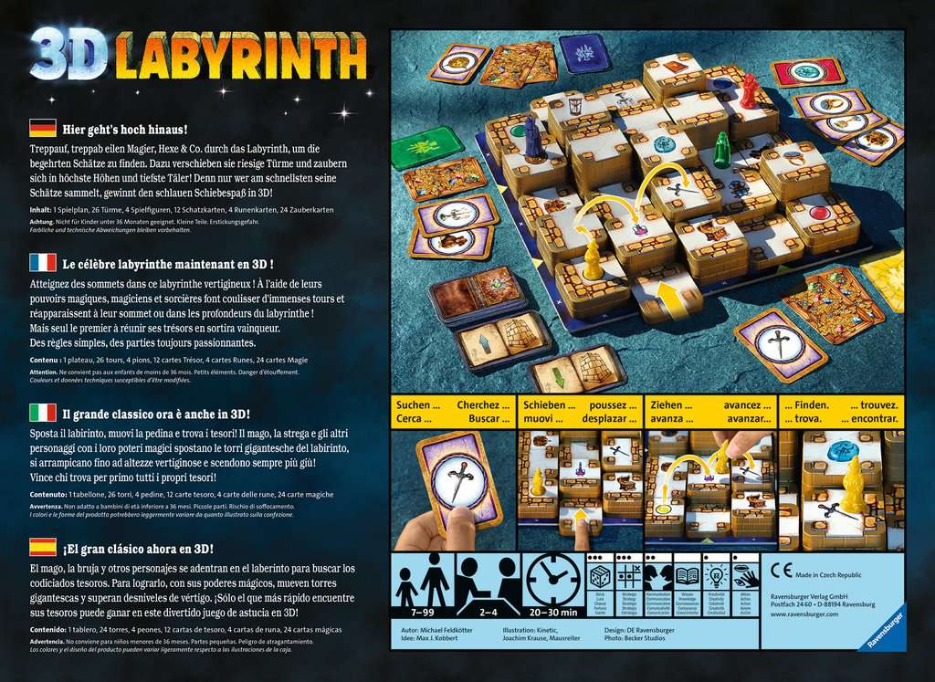 3D Labyrinth, Jeux de société pour la famille, Jeux, Produits, frBE