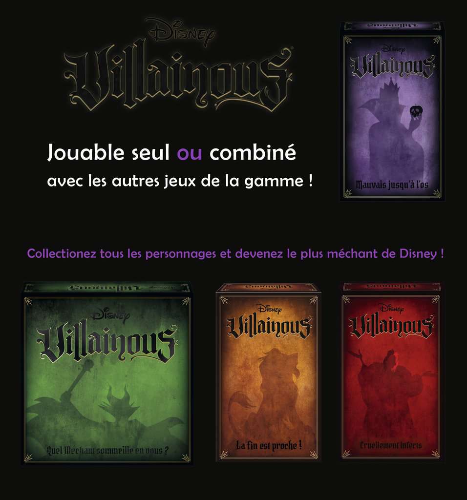 Villainous : Les 9 jeux de société et extensions (2024)