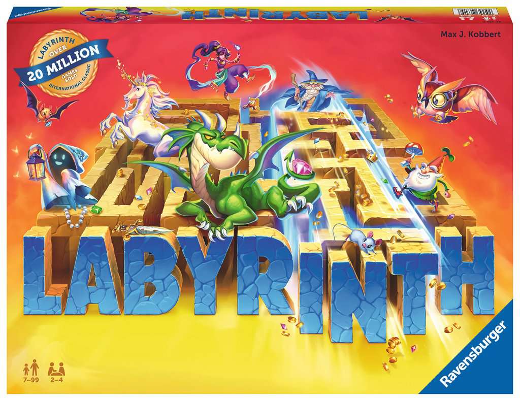 Ravensburger Labyrinth Junior barnspel - roligt strategispel 10621938