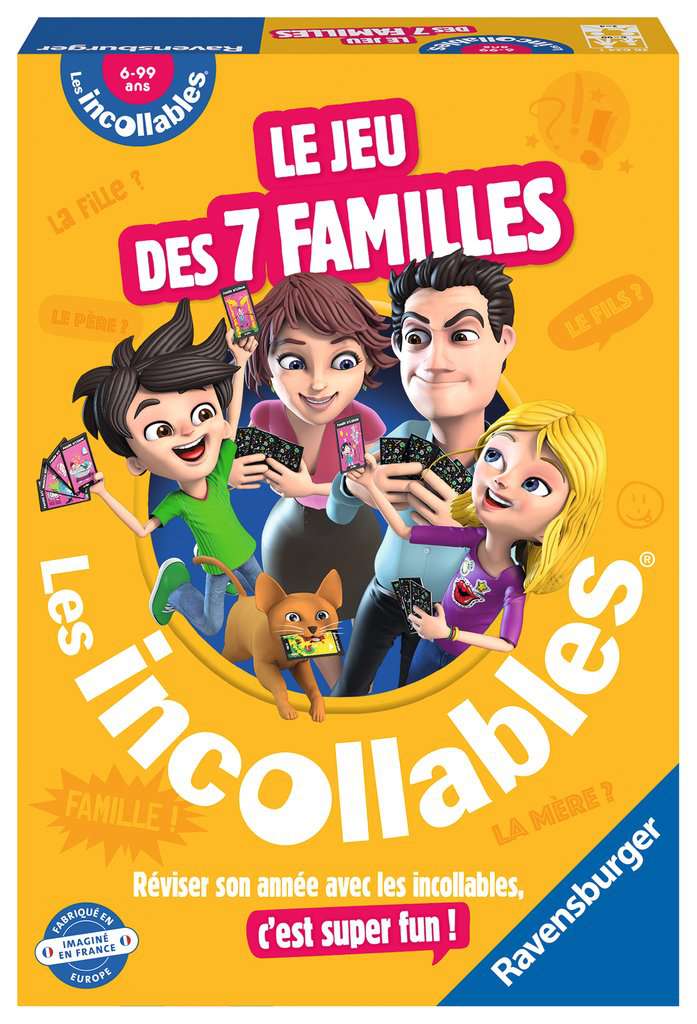 Jeu des 7 familles incollables, Children´s Games