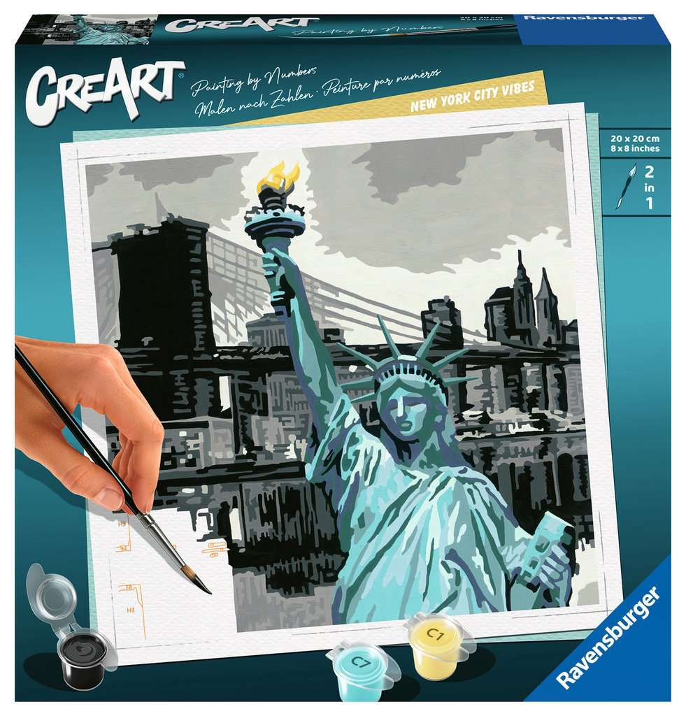 CreArt Serie Trend quadrati - New York, CreArt Adulti, Giochi Creativi, Prodotti, it
