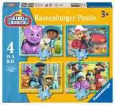 Dino Ranch 4 in a box 12/16/20/24p Puzzles;Puzzle Infantiles - Ravensburger