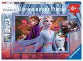Puzzles 2x24 p - Vers des contrées glacées / Disney La Reine des Neiges 2 Puzzle;Puzzle enfants - Ravensburger