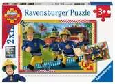 FS: Sam und sein Team     2x12p Palapelit;Lasten palapelit - Ravensburger