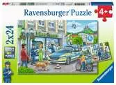 05031 4 警察官の仕事（12ピース×2） パズル;お子様向けパズル - Ravensburger