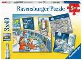 Auf Weltraummis.mit Tom   3x49p Puslespil;Puslespil for børn - Ravensburger