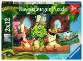 Ravensburger puzzle - Gigantosaurous Puzzle 2 X 12 Pz Puzzles;Puzzle Infantiles - Ravensburger