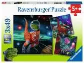 Dinosauří svět 3x49 dílků 2D Puzzle;Dětské puzzle - Ravensburger