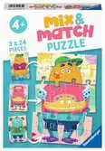 Monsters Mix & Match Puzzle Palapelit;Lasten palapelit - Ravensburger