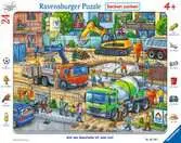 Staveniště 24 dílků 2D Puzzle;Dětské puzzle - Ravensburger