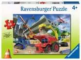 Stavební vozidla 60 dílků 2D Puzzle;Dětské puzzle - Ravensburger