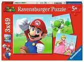 Puzzles 3x49 p - Super Mario Puzzle;Puzzle enfants - Ravensburger