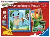 AT Pokémon                3x49p Palapelit;Lasten palapelit - Ravensburger