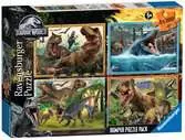 Jurassic World Bumper Pack 4x100p Puzzles;Puzzle Infantiles - Ravensburger