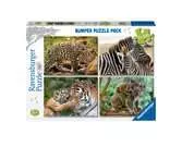 Animali selvatici 4x100p Puzzles;Puzzle Infantiles - Ravensburger