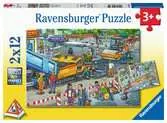 Road Construction Site 2x12p Puslespill;Barnepuslespill - Ravensburger