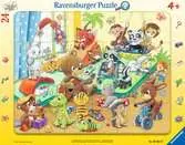 Zvířecí mateřská školka 24 dílků 2D Puzzle;Dětské puzzle - Ravensburger