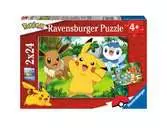 Pokémon 2x24 dílků 2D Puzzle;Dětské puzzle - Ravensburger