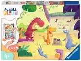 Puzzle & Play Dinosaurus 2x24 dílků 2D Puzzle;Dětské puzzle - Ravensburger