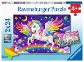 Puzzles 2x24 p - Licorne et Pégase Puzzle;Puzzle enfants - Ravensburger