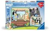 Puzzles 3x49 p - Les aventures de Bluey ! Puzzle;Puzzle enfants - Ravensburger