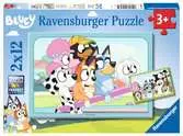 Puzzles 2x12 p - S amuser avec Bluey Puzzle;Puzzle enfants - Ravensburger
