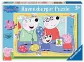 Prasátko Peppa s kamarádkou 35 dílků 2D Puzzle;Dětské puzzle - Ravensburger