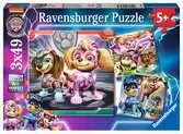Tlapková patrola ve velkofilmu 3x49 dílků 2D Puzzle;Dětské puzzle - Ravensburger