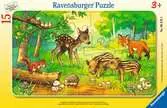 06376 5 森の動物たち（15ピース） パズル;お子様向けパズル - Ravensburger