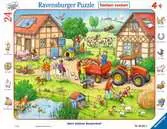 Na dvoře 24 dílků 2D Puzzle;Dětské puzzle - Ravensburger