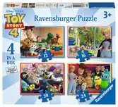 Disney Pixar: Příběh hraček 4 4 v 1 2D Puzzle;Dětské puzzle - Ravensburger